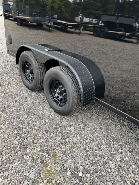 New 2026 Spartan 7X16 Enclosed Trailer, 10K GVWR, Preferred Package, Polycor, Blackout PKG