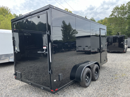 New 2026 Spartan 7X16 Enclosed Trailer, 10K GVWR, Preferred Package, Polycor, Blackout PKG