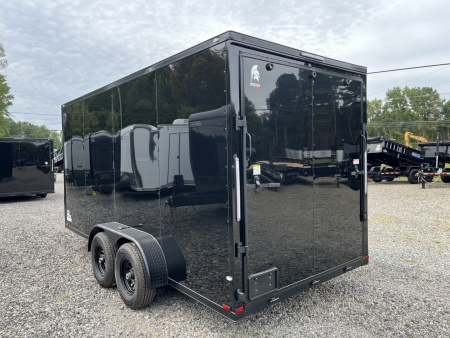 New 2026 Spartan 7X16 Enclosed Trailer, 10K GVWR, Preferred Package, Polycor, Blackout PKG