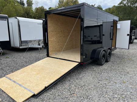 New 2026 Spartan 7X16 Enclosed Trailer, 10K GVWR, Preferred Package, Polycor, Blackout PKG