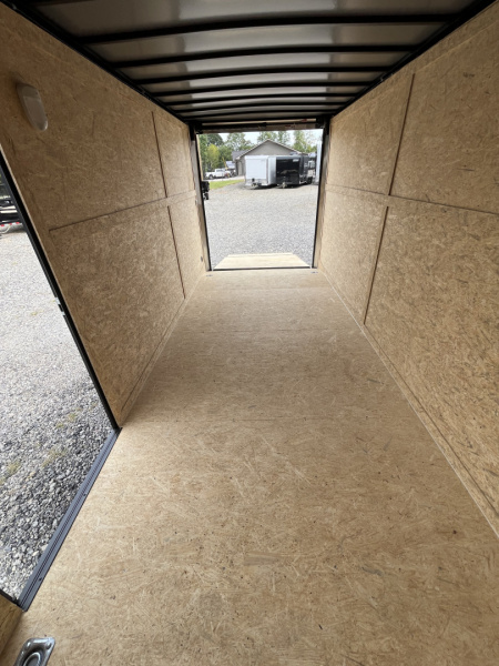 New 2026 Spartan 7X16 Enclosed Trailer, 10K GVWR, Preferred Package, Polycor, Blackout PKG