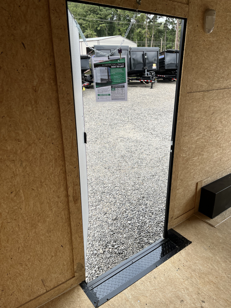 New 2026 Spartan Cargo 8.5x16 Enclosed Trailer, Black PolyCor, 7' Interior, 54" Triple Tube Tongue, 1-Piece Aluminum Roof, STABLEDECK