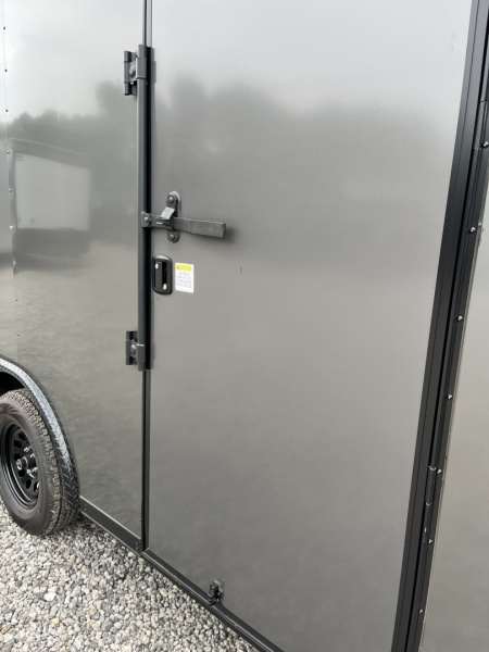 New 2026 Spartan Cargo 8.5x16 Enclosed Trailer, Black PolyCor, 7' Interior, 54" Triple Tube Tongue, 1-Piece Aluminum Roof, STABLEDECK