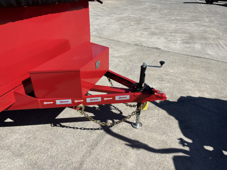 New 2025 U-Dump 6x10x31'', Pro-Lite Low-Profile Dump Trailer, 8K GVWR, Tarp & Roller, Upgraded Aluminum Mag Wheels, Swift Red