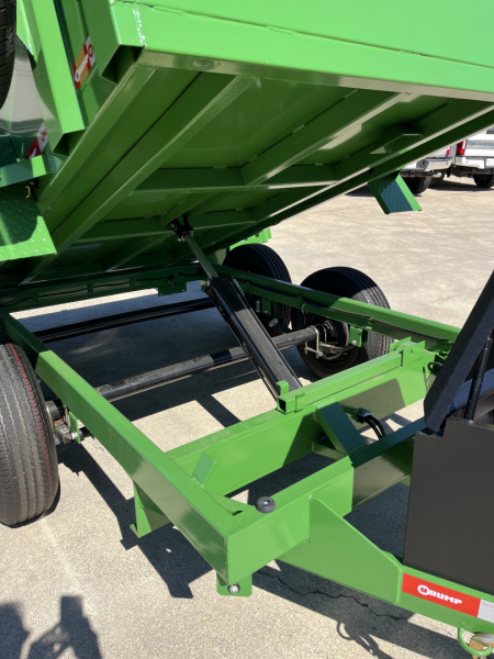 New 2025 U-Dump 5x10x31'' Pro-Lite Low-Profile Dump Trailer, 10K GVWR, Tarp & Roller, Upgraded Aluminum Mag Wheels, OD Green