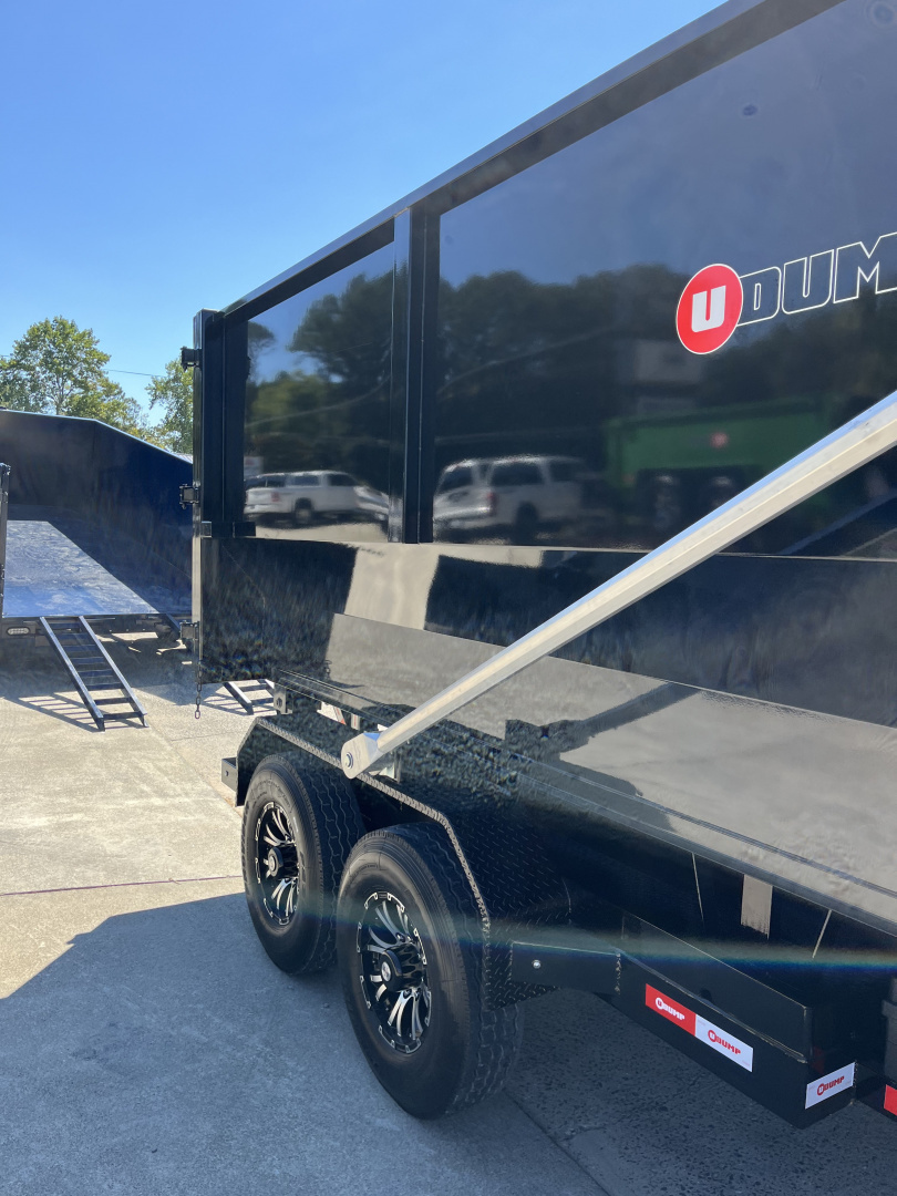 New 2025 U-Dump 14' Roll Off Dumpster Trailer Dump Bin