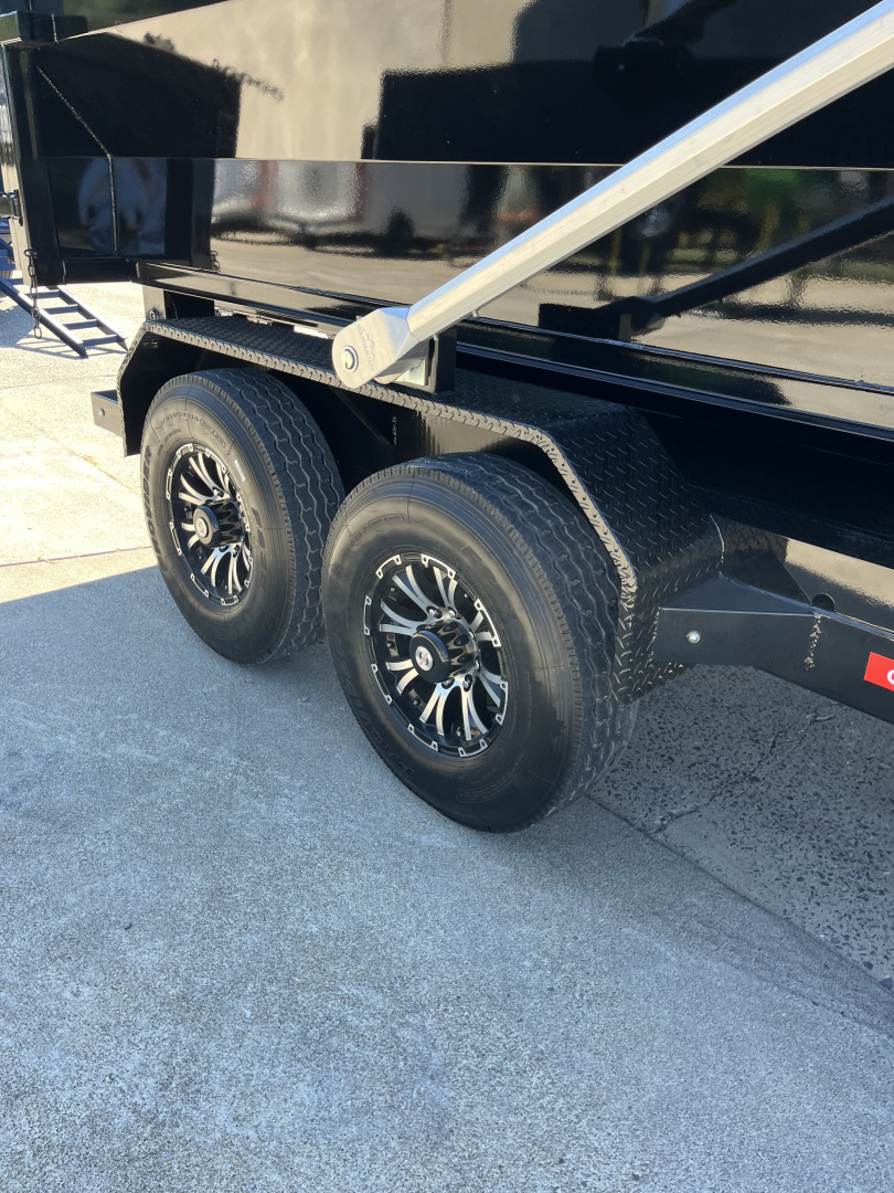 New 2025 U-Dump 14' Roll Off Dumpster Trailer Dump Bin