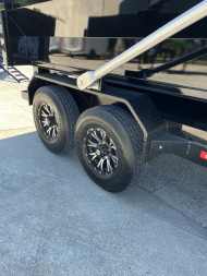 New 2025 U-Dump 14' Roll Off Dumpster Trailer Dump Bin
