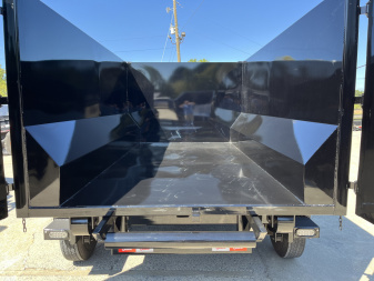 New 2025 U-Dump 14' Roll Off Dumpster Trailer Dump Bin