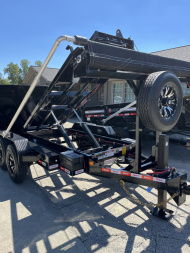 New 2025 U-Dump 14' Roll Off Dumpster Trailer Dump Bin