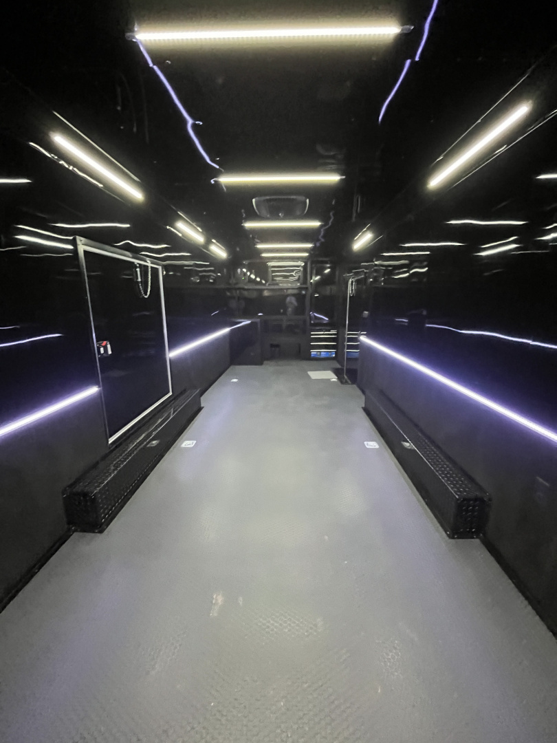 New 2026 Spartan 8.5x28 Race Trailer, PolyCor, Escape Door, 7'6" Interior, 14K GVWR, A/C, Awning, Rubber Coin PKG, Generator Compartment