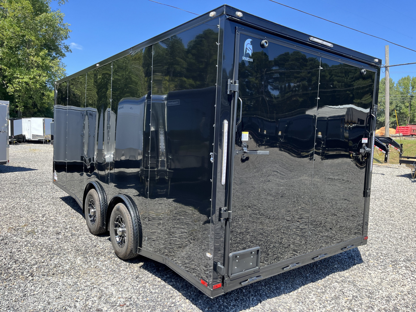 New 2026 Spartan 8.5x20 Enclosed Trailer, Polycor, 10K GVWR With Torsion Spread Axle, StableDeck, Beavertail