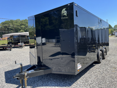 New 2026 Spartan 8.5x20 Enclosed Trailer, Polycor, 10K GVWR With Torsion Spread Axle, StableDeck, Beavertail