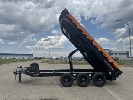 New 2025 Horizon Trailers HZ7 83''X16' DUMP BOX W/ 2' HIGH SIDES 21000 GVWR