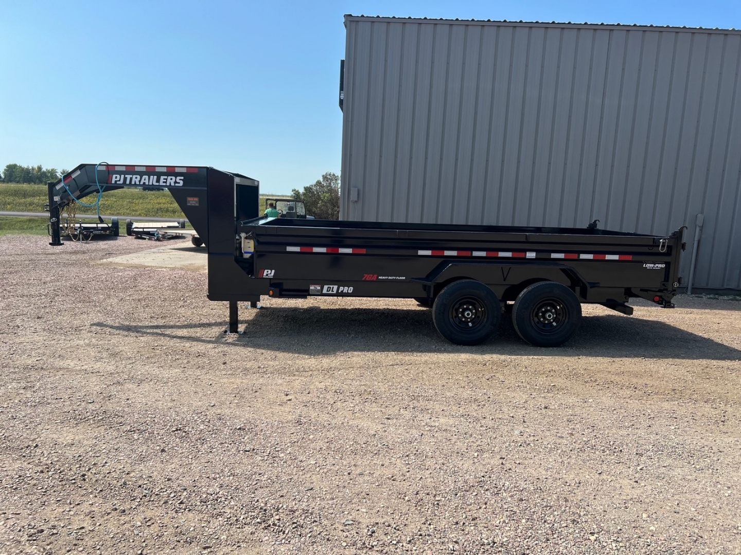 New 2026 PJ Trailers 16' DL Gooseneck Dump Trailer