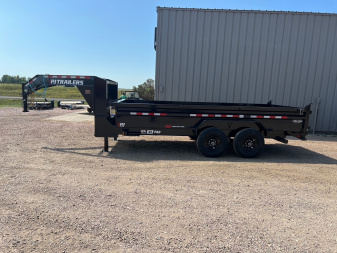 New 2026 PJ Trailers 16' DL Gooseneck Dump Trailer