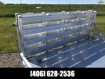 New 2025 Bear Track BTU 81 X 16' BP UTILITY TA WITH BIFOLD RAMP Utility Trailer