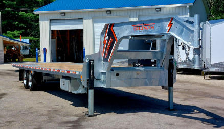 New 102 X 22 + 10 GALVANIZED EQUIPMENT TRLR PWR BEAVERTAIL 2026 TRIUMPH