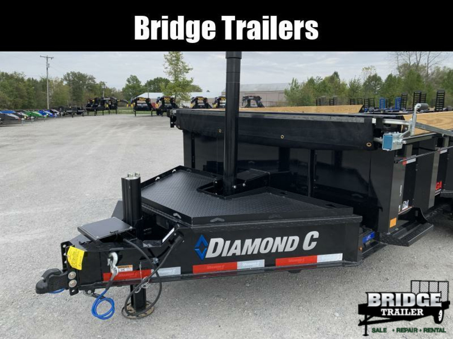 New 2026 Diamond C Trailers LPT207L14X82 (82" X 14') 14.9K Telescopic (Pacesetter Pkg) Dump Trailer