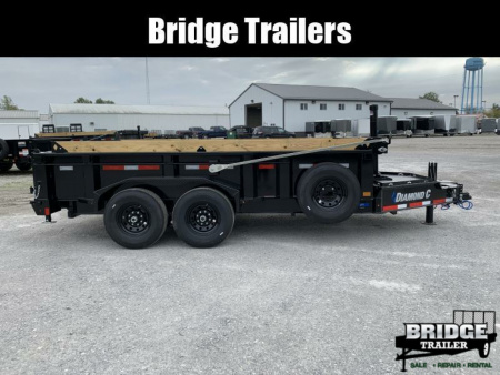 New 2026 Diamond C Trailers LPT207L14X82 (82" X 14') 14.9K Telescopic (Pacesetter Pkg) Dump Trailer