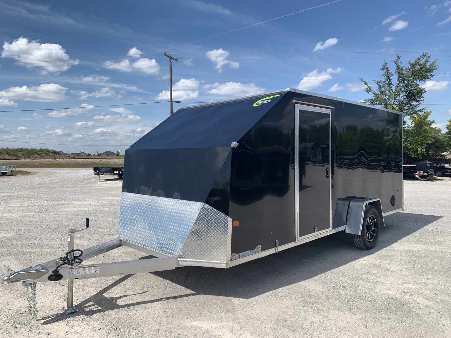 New 2026 NEO Trailers NASB167R6 (7' X 16') 3.5K Single Axle Snowmobile Trailer