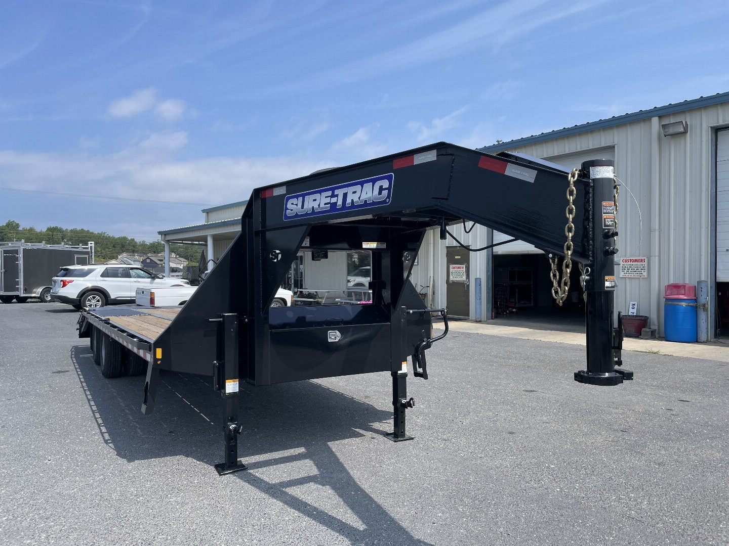New 2026 Sure-Trac 20+5 22.5K Deckover Gooseneck Equipment Trailer
