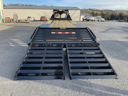 New 2026 Sure-Trac 20+5 22.5K Deckover Gooseneck Equipment Trailer