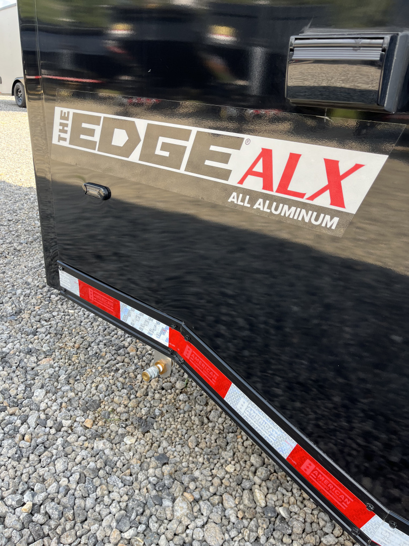 New 2025 Haulmark 24' EDGE ALUMINUM Stacker Race Trailer, Blackout Package, Premium Escape Door