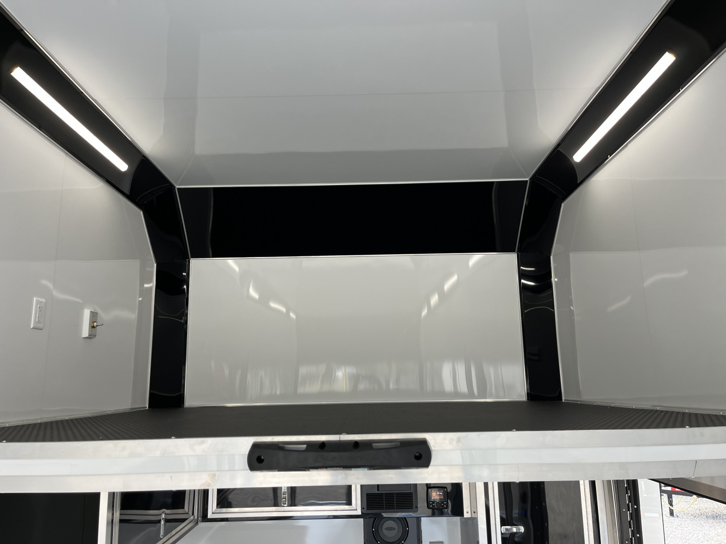 New 2025 Haulmark 24' EDGE ALUMINUM Stacker Race Trailer, Blackout Package, Premium Escape Door