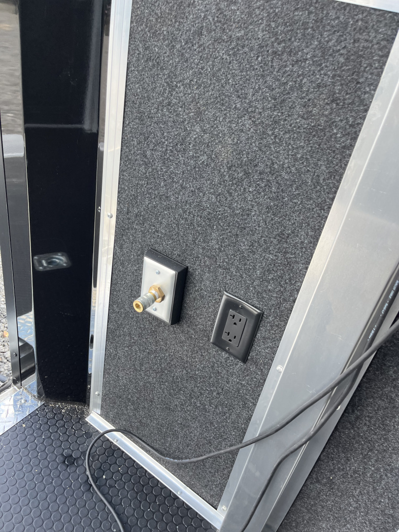 New 2025 Haulmark 24' EDGE ALUMINUM Stacker Race Trailer, Blackout Package, Premium Escape Door