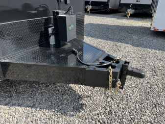 New 2025 Haulmark 24' EDGE ALUMINUM Stacker Race Trailer, Blackout Package, Premium Escape Door