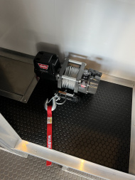 New 2025 Haulmark 24' EDGE ALUMINUM Stacker Race Trailer, Blackout Package, Premium Escape Door