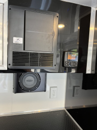 New 2025 Haulmark 24' EDGE ALUMINUM Stacker Race Trailer, Blackout Package, Premium Escape Door