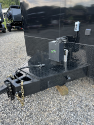 New 2025 Haulmark 24' EDGE ALUMINUM Stacker Race Trailer, Blackout Package, Premium Escape Door