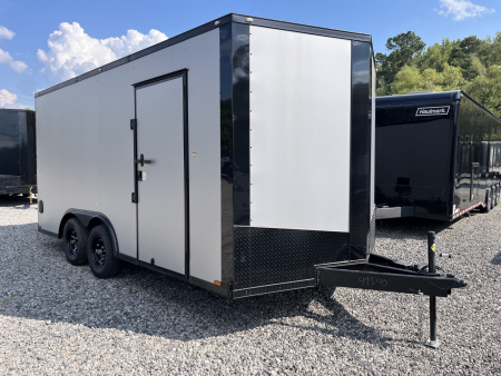 New 2026 Spartan Cargo 8.5x16 Enclosed Trailer, Preferred Package, PolyCor, 7' Interior, 54  Triple Tube Tongue, 1-Piece Aluminum Roof, STABLEDECK & E-Track
