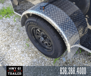 New 2025 Mammoth Cargo 6x10 SA Enclosed Trailer, 6'3" Interior Height, 35K Axle, .080 Polycore Exterior, Black