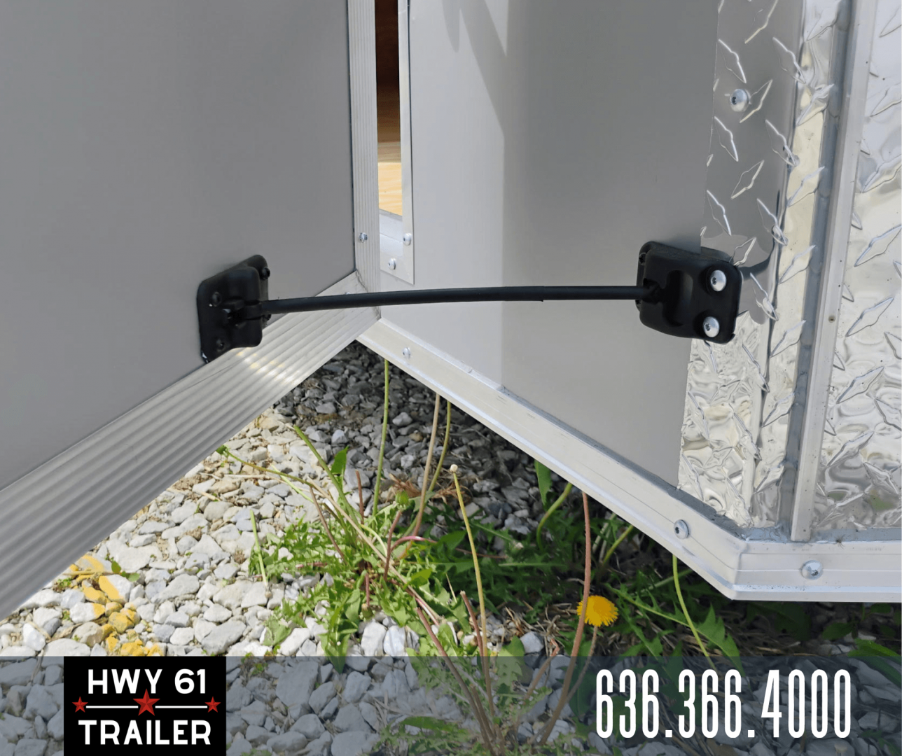 New 2025 Mammoth Cargo 7x14 TA Enclosed Trailer, 7' Interior Height, 35K Axles, .080 Polycore Exterior, Silver