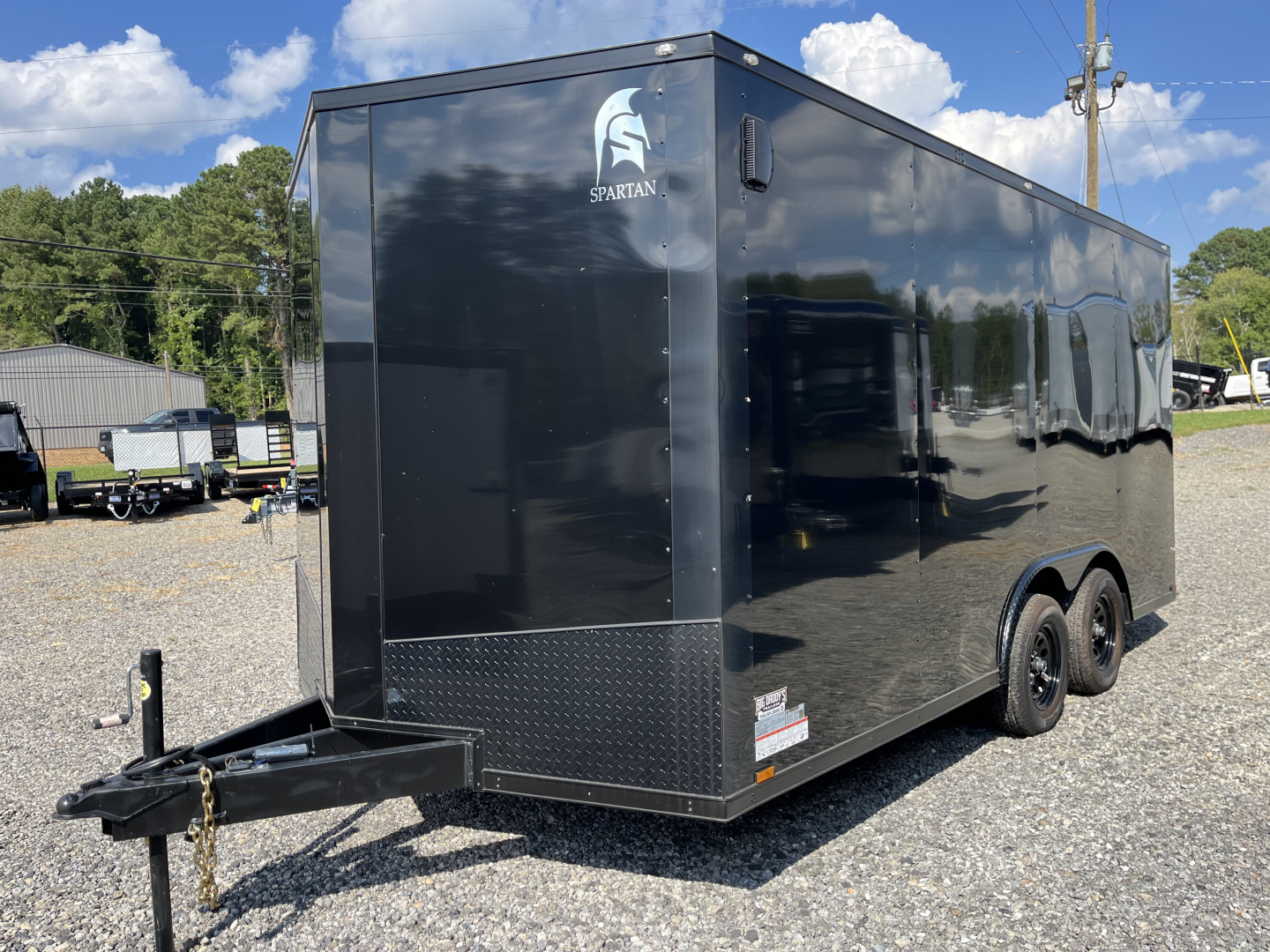 New 2025 Spartan Cargo 8.5x16 Enclosed Trailer, Preferred Package, PolyCor, 7' Interior, 54" Triple Tube Tongue, 1-Piece Aluminum Roof, STABLEDECK & E-Track