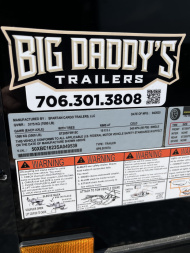 New 2025 Spartan Cargo 8.5x16 Enclosed Trailer, Preferred Package, PolyCor, 7' Interior, 54" Triple Tube Tongue, 1-Piece Aluminum Roof, STABLEDECK & E-Track