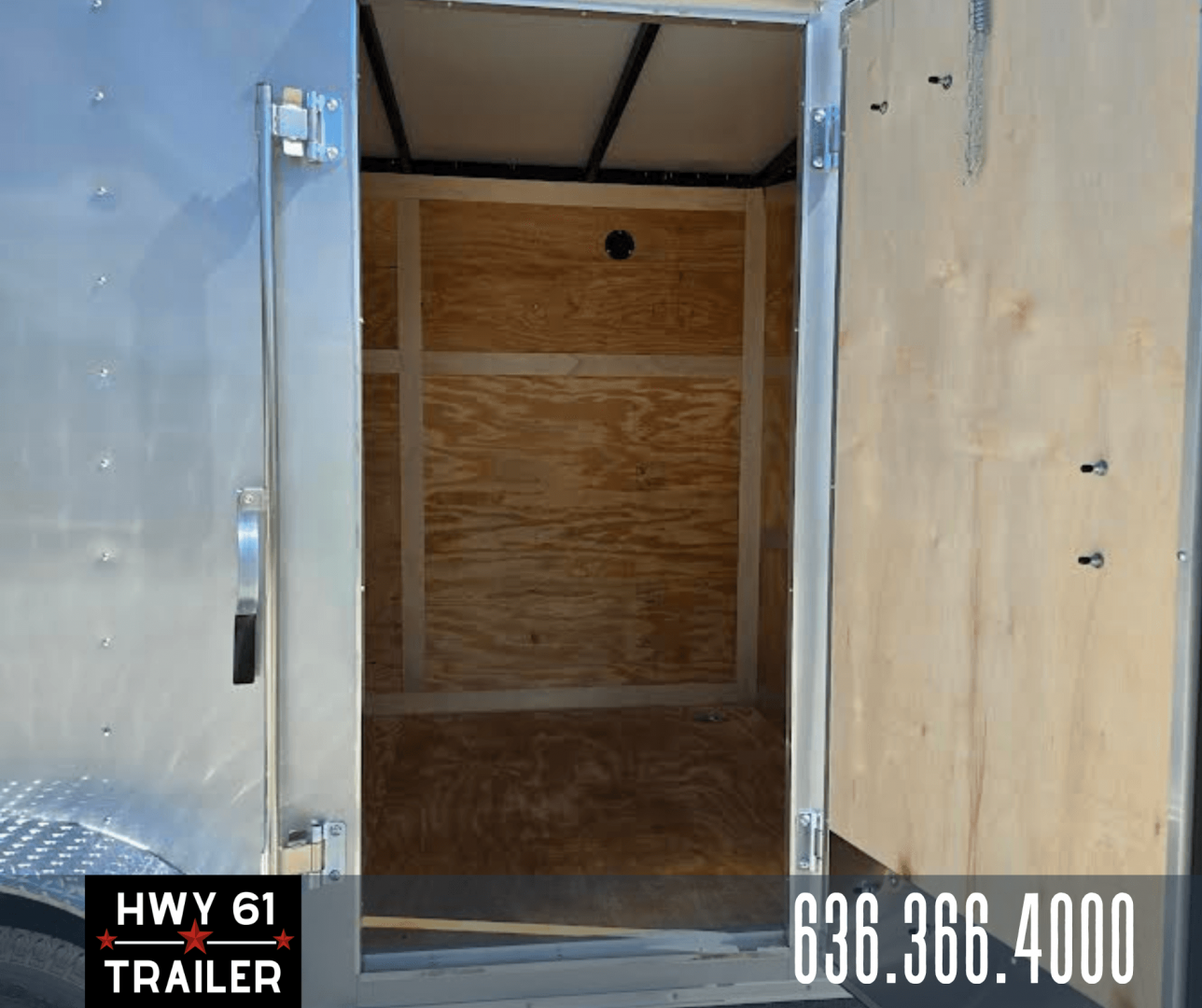 New 2025 Homesteader 6x12 TA Cargo Trailer, 6' Interior Height, 35K Axles, Silver, .030 Exterior, Intrepid Package
