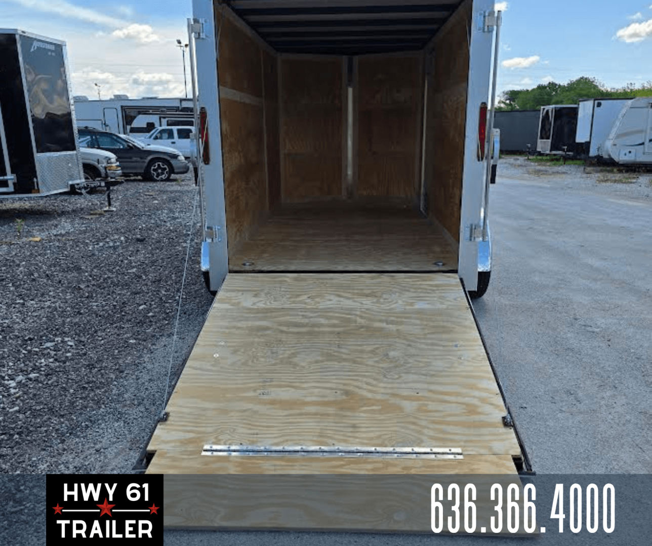 New 2025 Homesteader 6x12 TA Cargo Trailer, 6' Interior Height, 35K Axles, Silver, .030 Exterior, Intrepid Package