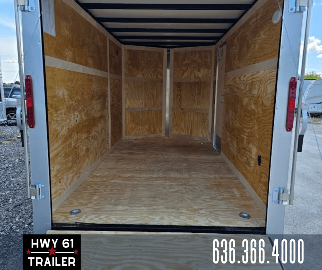 New 2025 Homesteader 6x12 TA Cargo Trailer, 6' Interior Height, 35K Axles, Silver, .030 Exterior, Intrepid Package