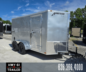 New 2025 Homesteader 6x12 TA Cargo Trailer, 6' Interior Height, 35K Axles, Silver, .030 Exterior, Intrepid Package