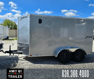 New 2025 Homesteader 6x12 TA Cargo Trailer, 6' Interior Height, 35K Axles, Silver, .030 Exterior, Intrepid Package