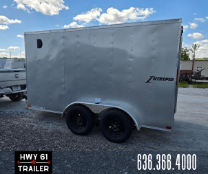 New 2025 Homesteader 6x12 TA Cargo Trailer, 6' Interior Height, 35K Axles, Silver, .030 Exterior, Intrepid Package