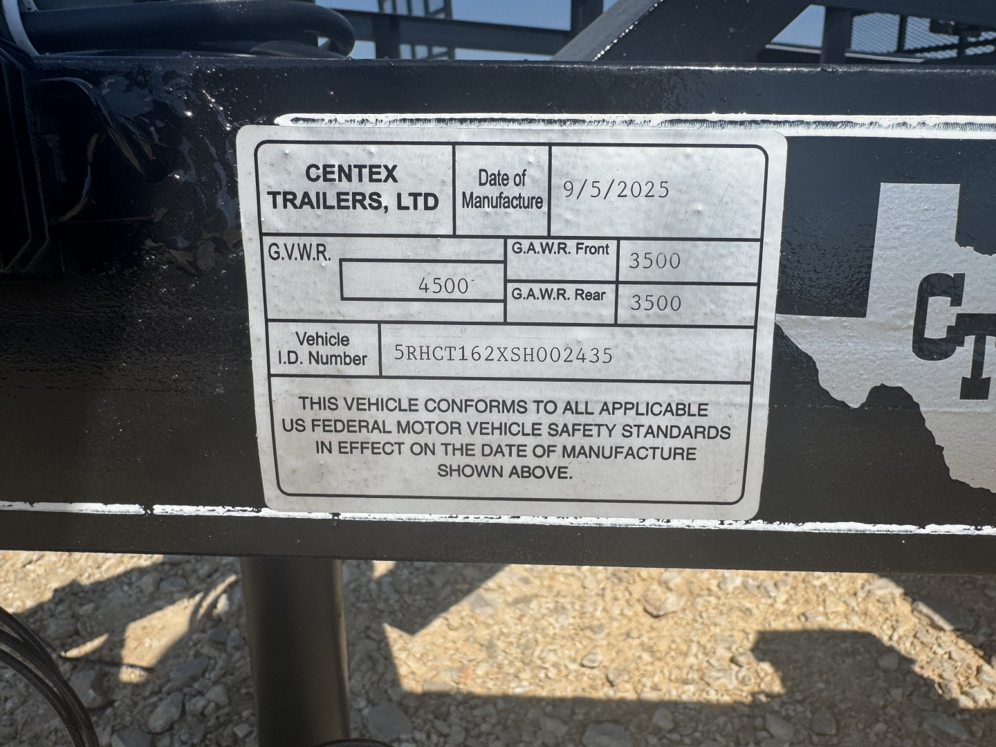 New 2025 Centex Trailers 6.4X167KBP Utility Trailer