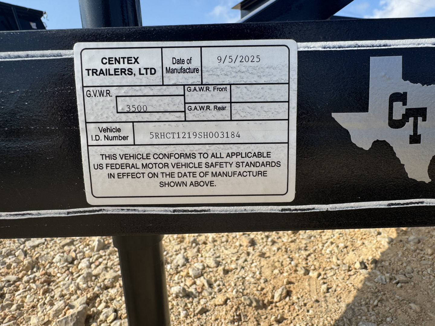 New 2025 Centex Trailers 6.4X127KBP Utility Trailer