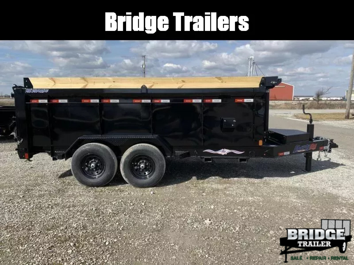 New 2026 Liberty LD14K83X14B8TSHSFT (83" X 14') 14K Telescopic Dump Trailer