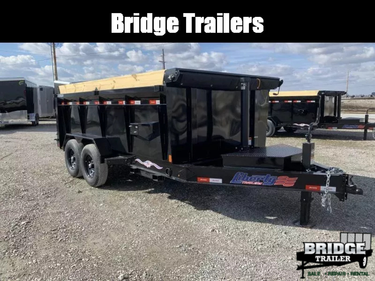 New 2026 Liberty LD14K83X14B8TSHSFT (83" X 14') 14K Telescopic Dump Trailer