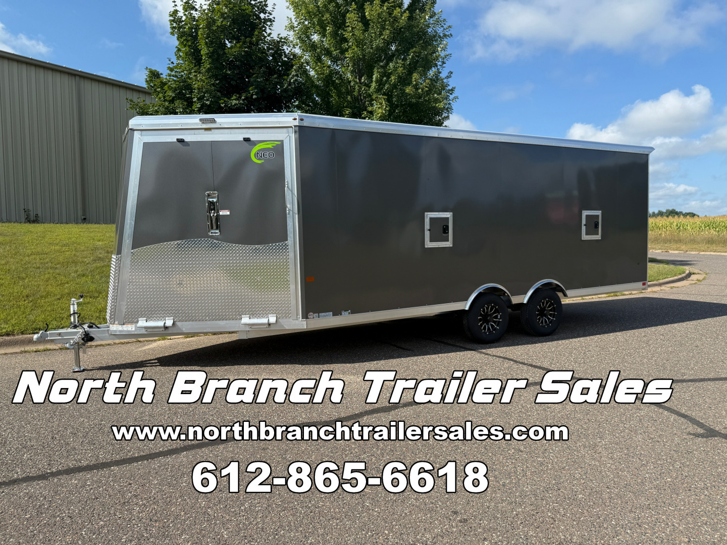 New 2026 NEO Trailers Neo NMS2085 Snowmobile Trailer